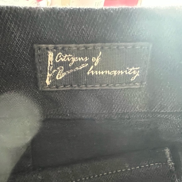 VTG 2003 Citizens 5 pocket black denim skirt sz 30 - Picture 12 of 13